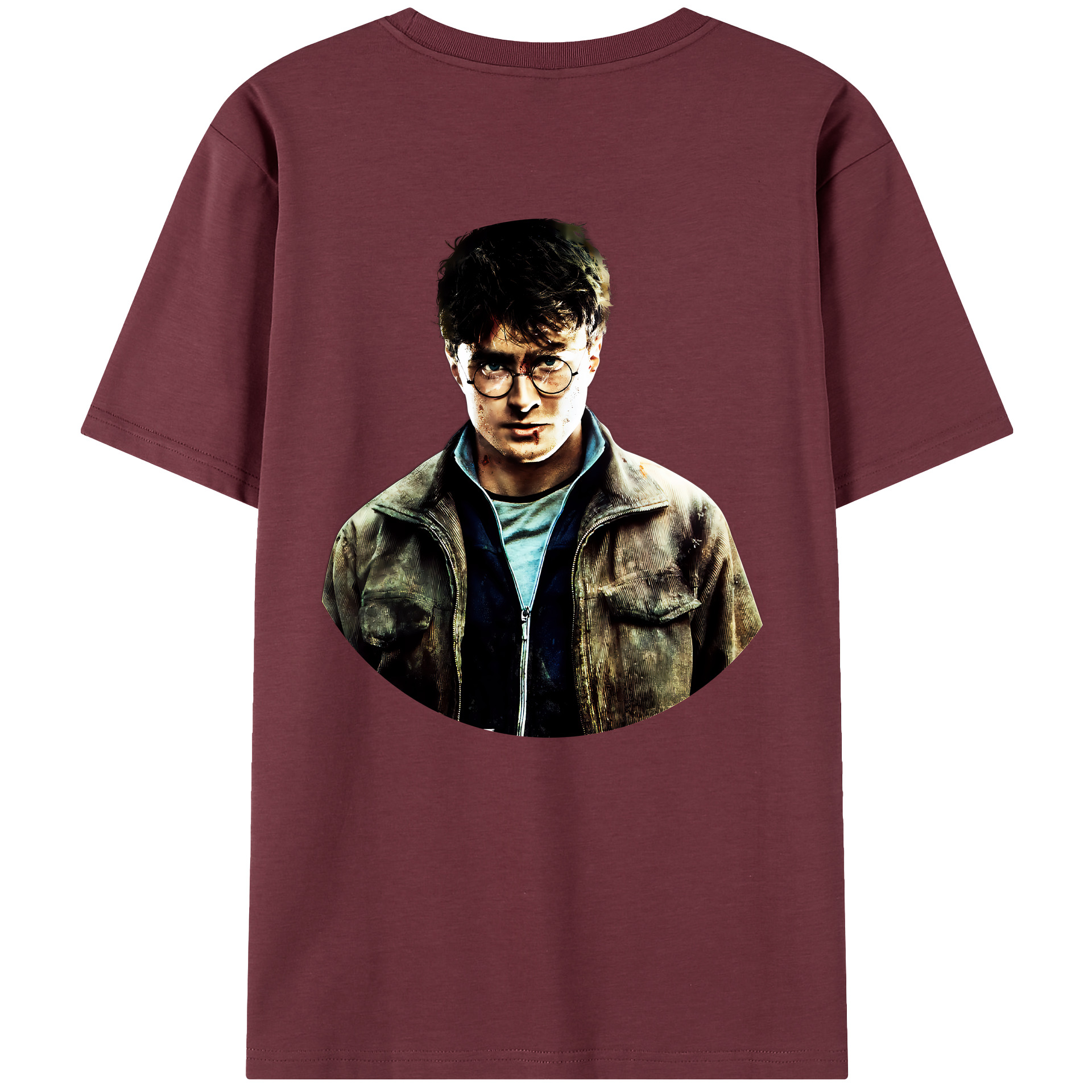 （画像用） Harry Potter ハリー・ポッターシリーズ 綿100％半袖Tシャツ（背面プリント）